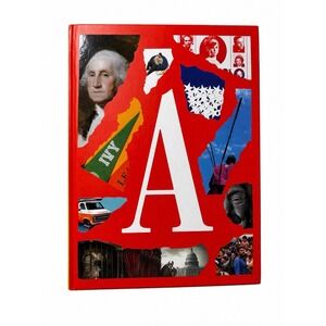 The Atlantic A Hardcover Coffee Table Book Red Collage Cover Mag History Art HC!